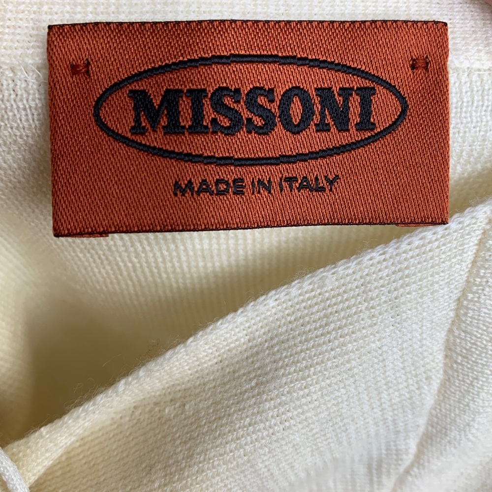 Missoni Orange Label V Neck Knit Midi Dress - Picture 7 of 8